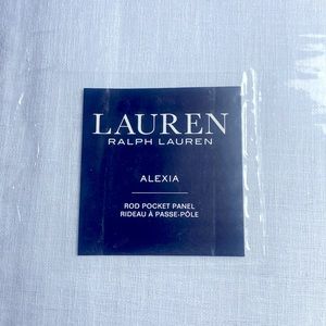 Ralph Lauren Sheer Rod Panel Curtain